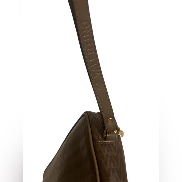 Mario Valentino Vintage Monogrammed Leather Clutch/Toiletry Bag🔥EUC! - Picture 2 of 10